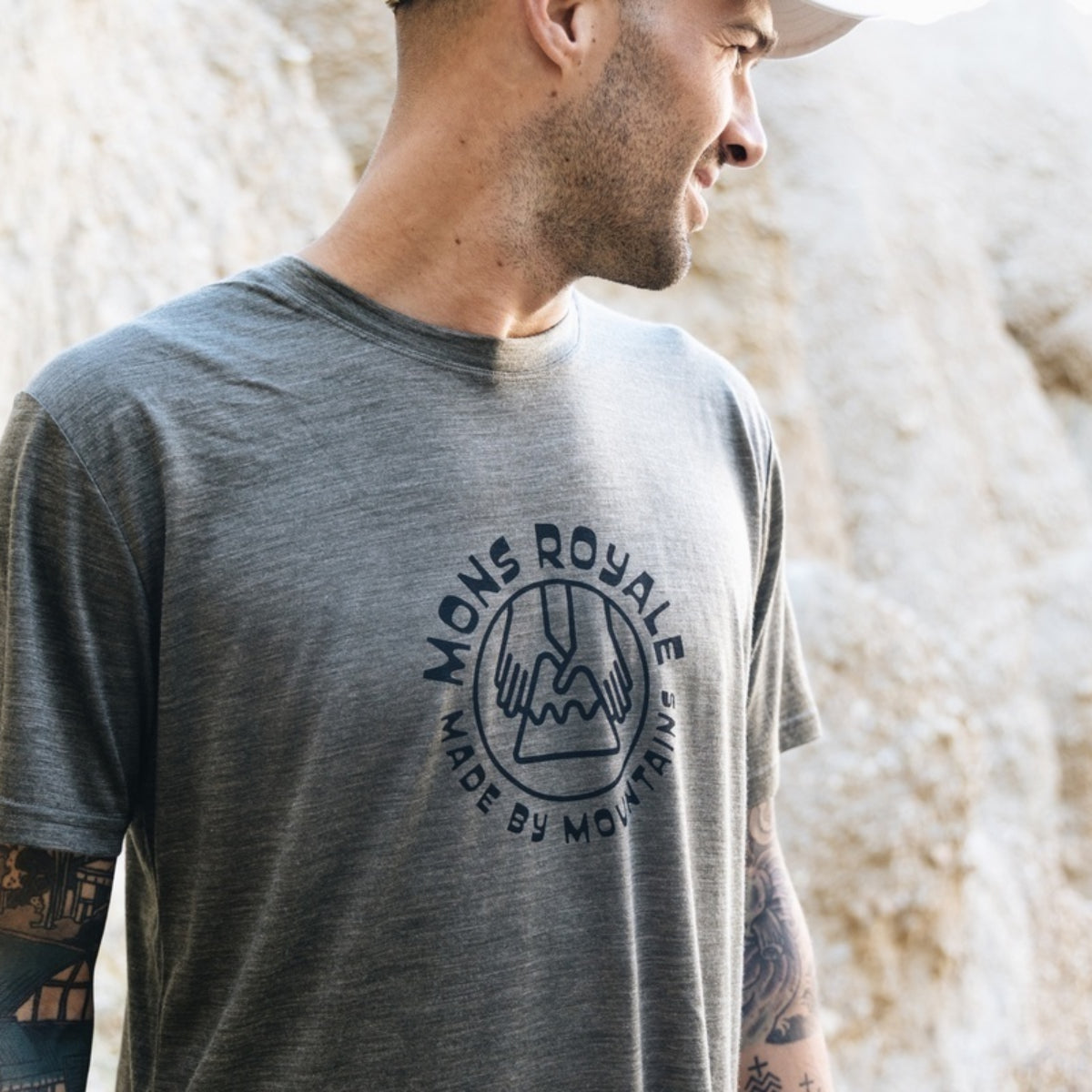 Mons Royale Men's Zephyr Merino Cool T-Shirt - Olive