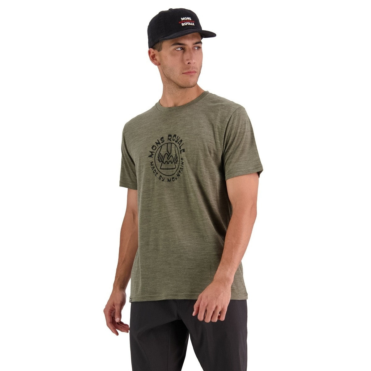 Mons Royale Men's Zephyr Merino Cool T-Shirt - Olive