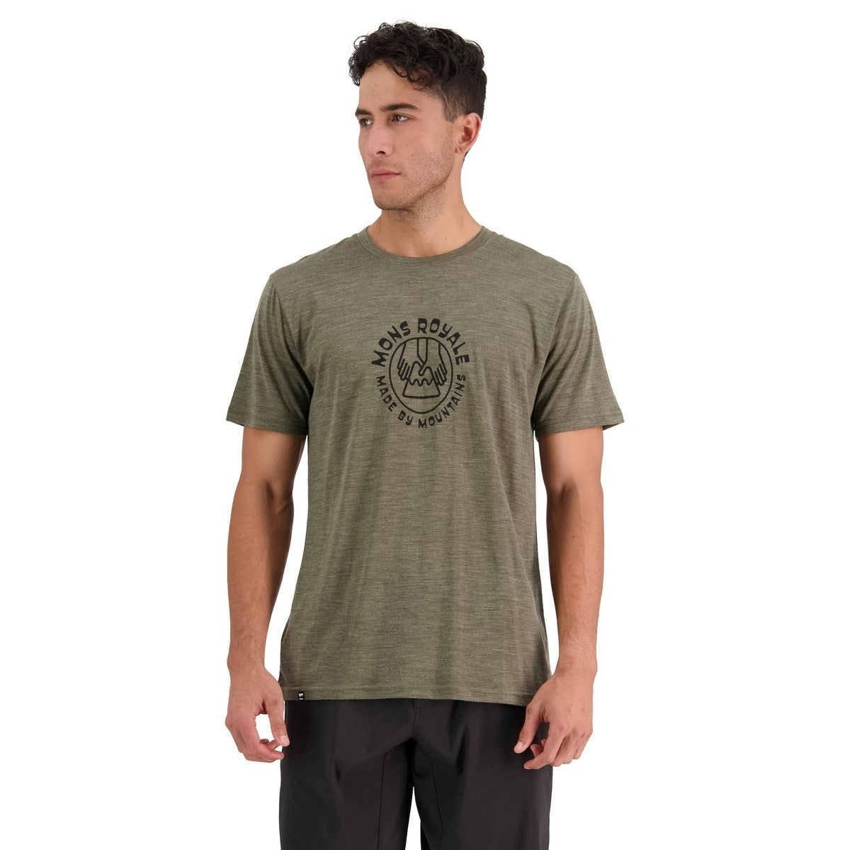 Mons Royale Men's Zephyr Merino Cool T-Shirt - Olive