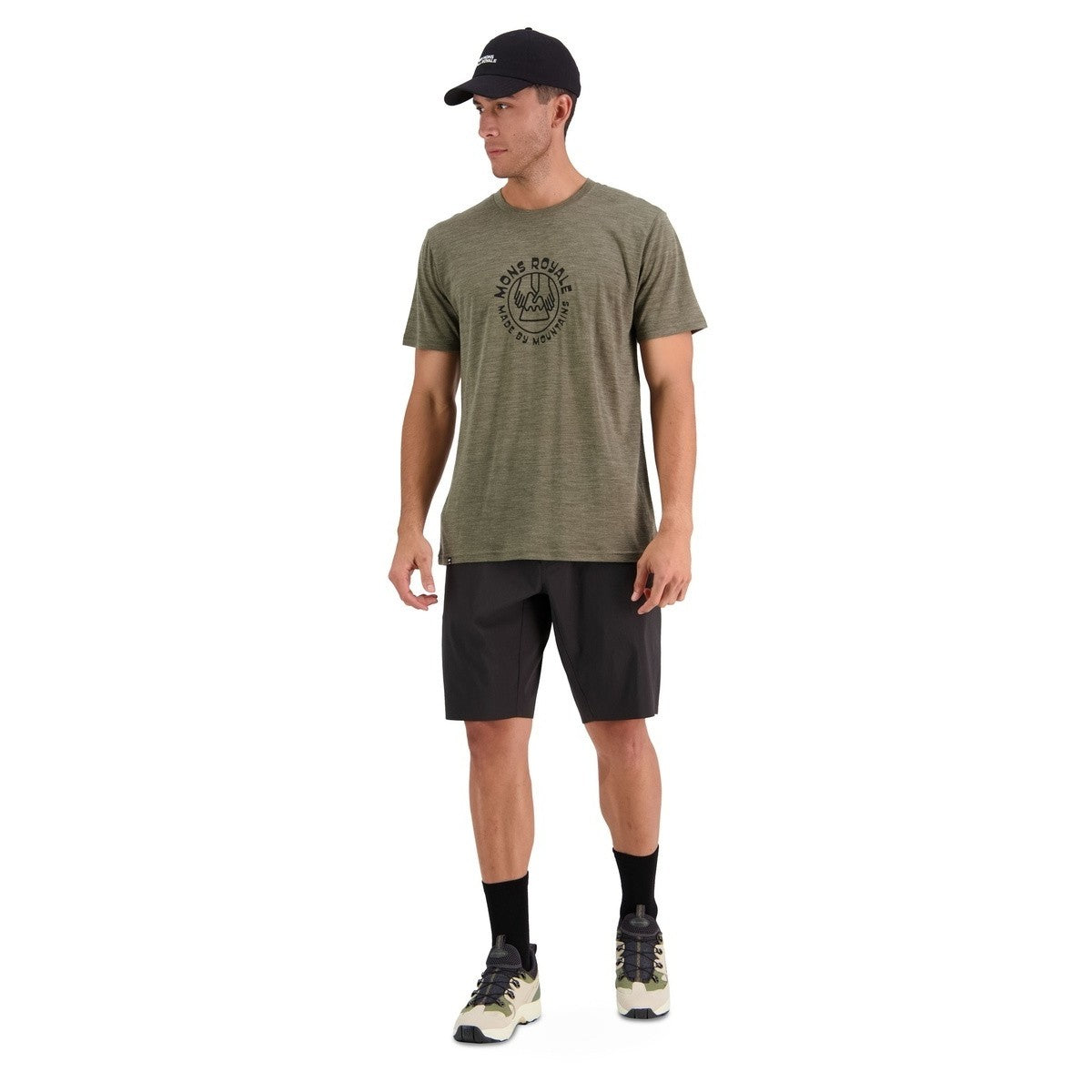 Mons Royale Men's Zephyr Merino Cool T-Shirt - Olive