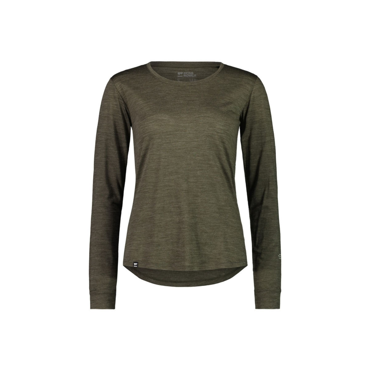 Mons Royale Women's Zephyr Merino Cool LS - Olive