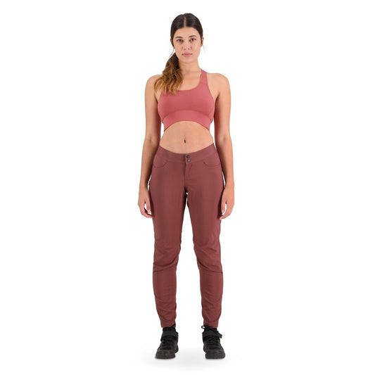 Mons Royale Stratos Merino Shift Sports Bra - Terracotta