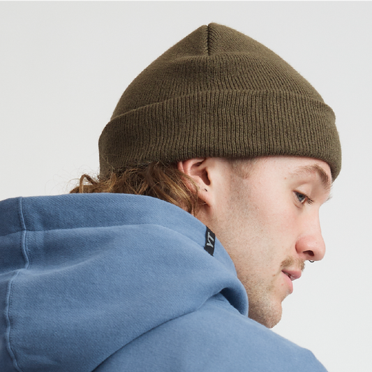 Yuki Threads - Bird Beanie - Dark Olive