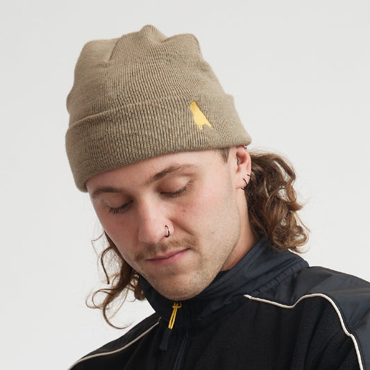 Yuki Threads - Bird Beanie - Silver Mink