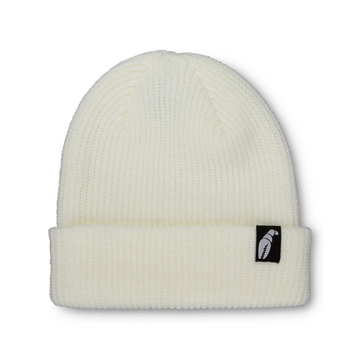 Crab grab - Claw Label Beanie - White