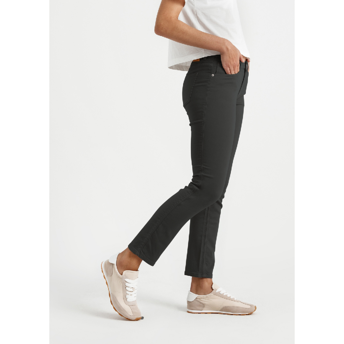 Duer - Women's No Sweat Slim Straight - Slate