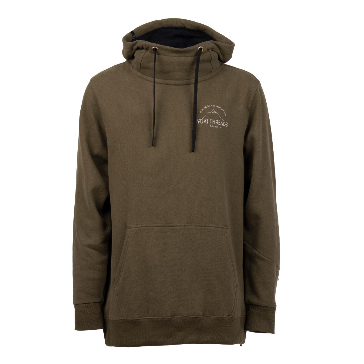 Yuki Threads - Loop Shred Hoodie (Unisex) - Dark Olive