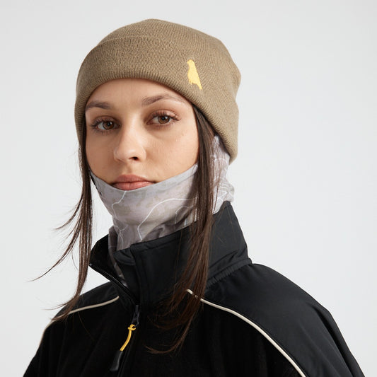 Yuki Threads - Bird Beanie - Silver Mink