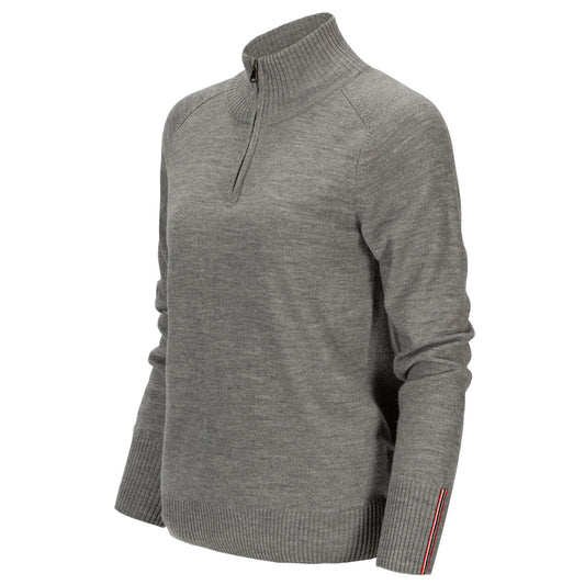 Amundsen Sports - Women's Peak Half Zip - Light Grey