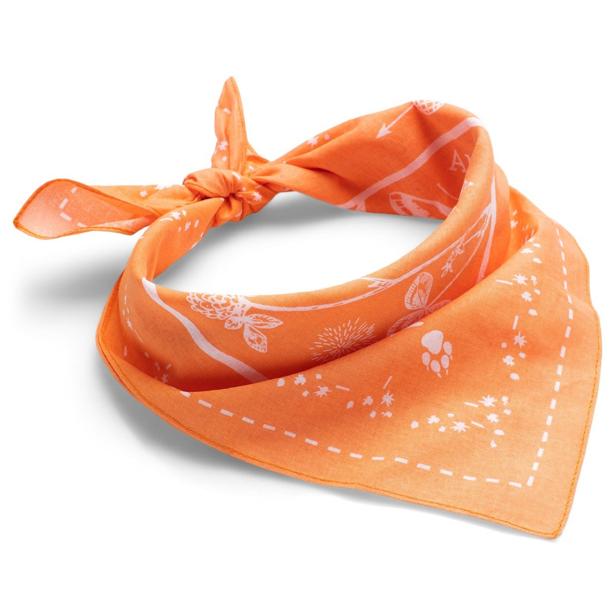 Amundsen Unisex Vagabond Bandana - Orange Sunset
