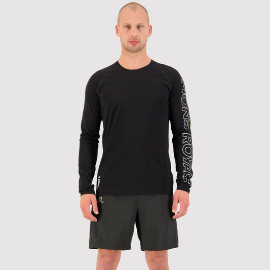 Mons Royale - Men's Temple Merino Long Sleeve - Black