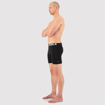 Mons Royale - Men's Hold 'em Merino Boxer - Black - Futureproof.life