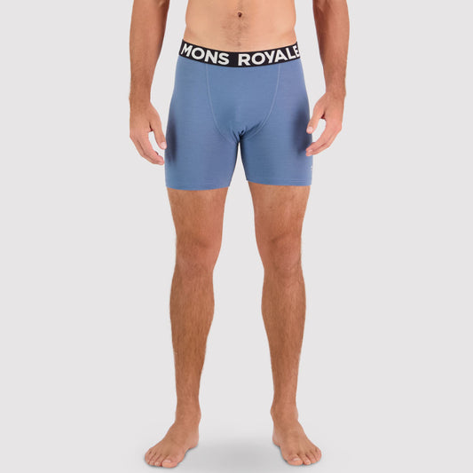 Mons Royale - Men's Hold 'em Boxer - Blue Slate