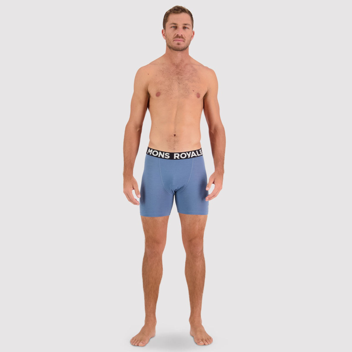 Mons Royale - Men's Hold 'em Boxer - Blue Slate