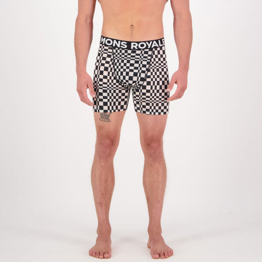 Mons Royale - Men's Hold 'em Boxer - Checkers