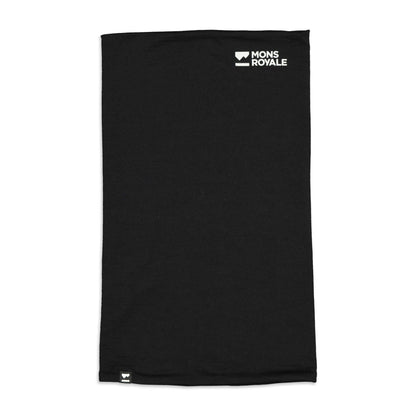 Mons Royale - Unisex Double Up Merino Neckwarmer - Black - Futureproof.life