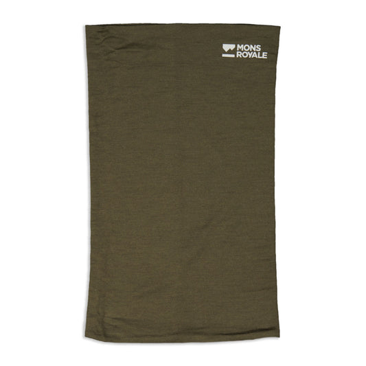 Mons Royale - Unisex Double Up Neckwarmer - Dark Olive