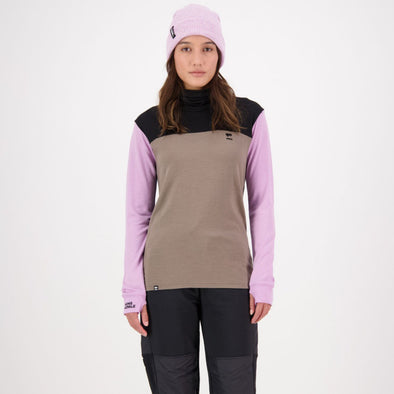 Mons Royale - Women's Yotei BF High Neck - Orchid Dawn