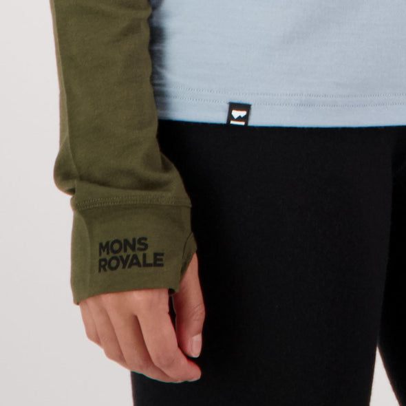 Mons Royale - Women's Yotei BF High Neck - Riverbed