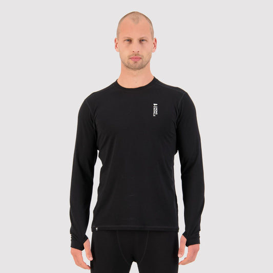 Mons Royale - Men's Cascade Merino Flex 200 LS - Black