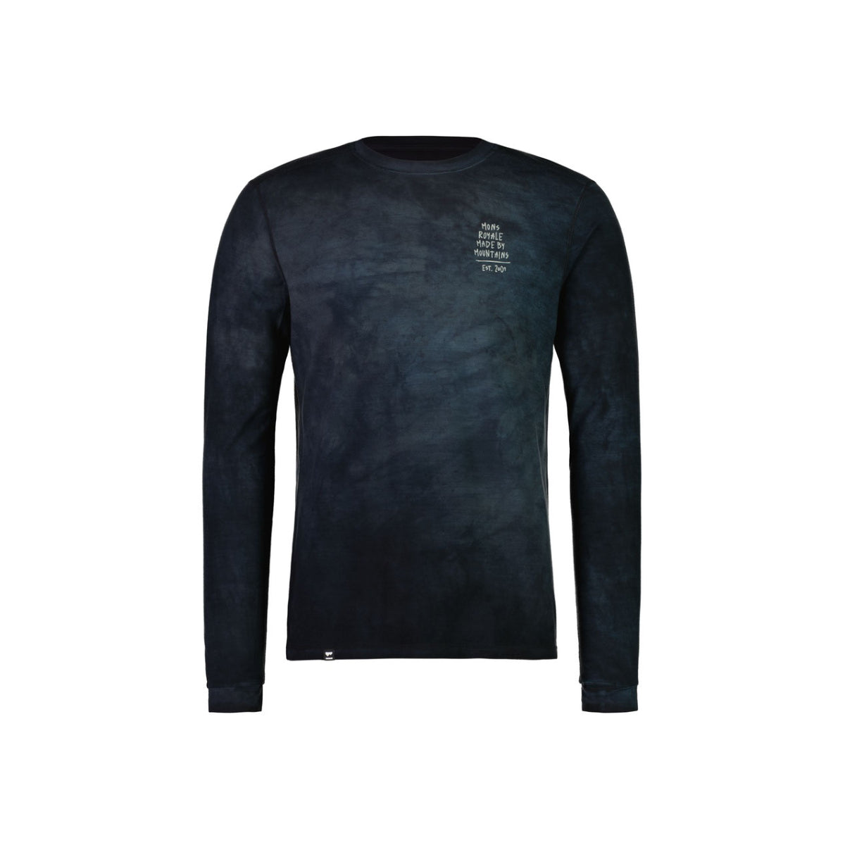 Mons Royale - Men's Cascade Merino Flex 200 LS - Black Storm Wash