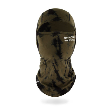 Mons Royale - Unisex Santa Rosa Merino Flex 200 Balaclava - Olive Tie Dye