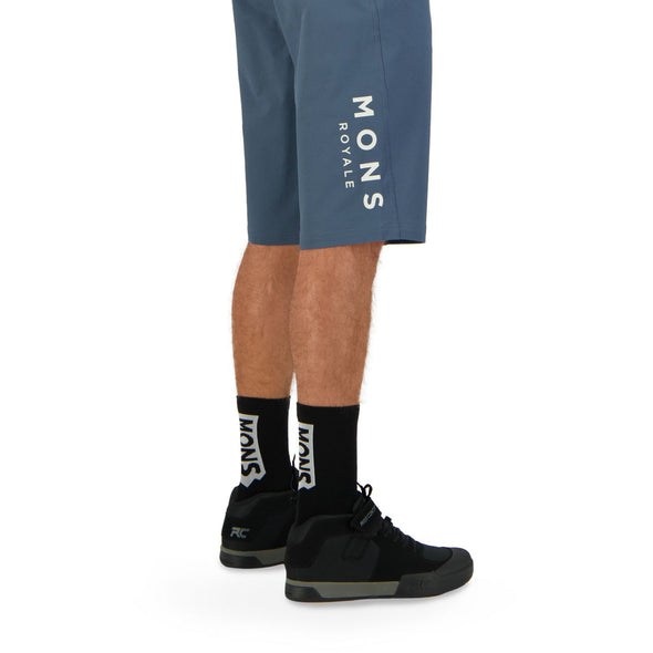 Mons Royale - Unisex Atlas Crew Sock - Black