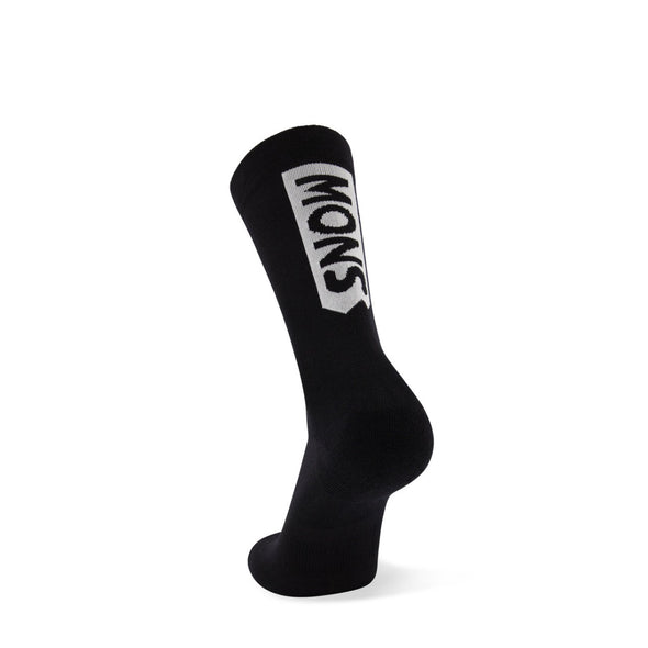 Mons Royale - Unisex Atlas Crew Sock - Black