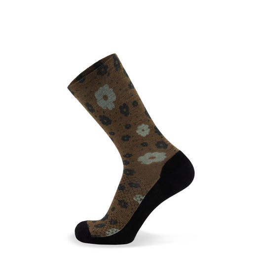 Mons Royale - Unisex Atlas Crew Sock Digital - Aoraki Lily