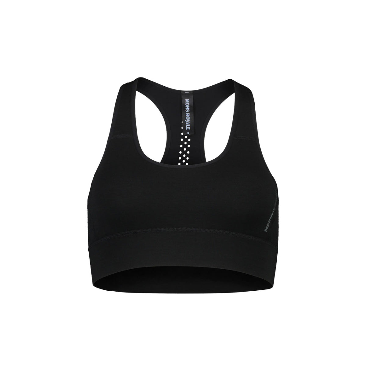 Mons Royale - Women's Stratos Merino Shift Sports Bra - Black