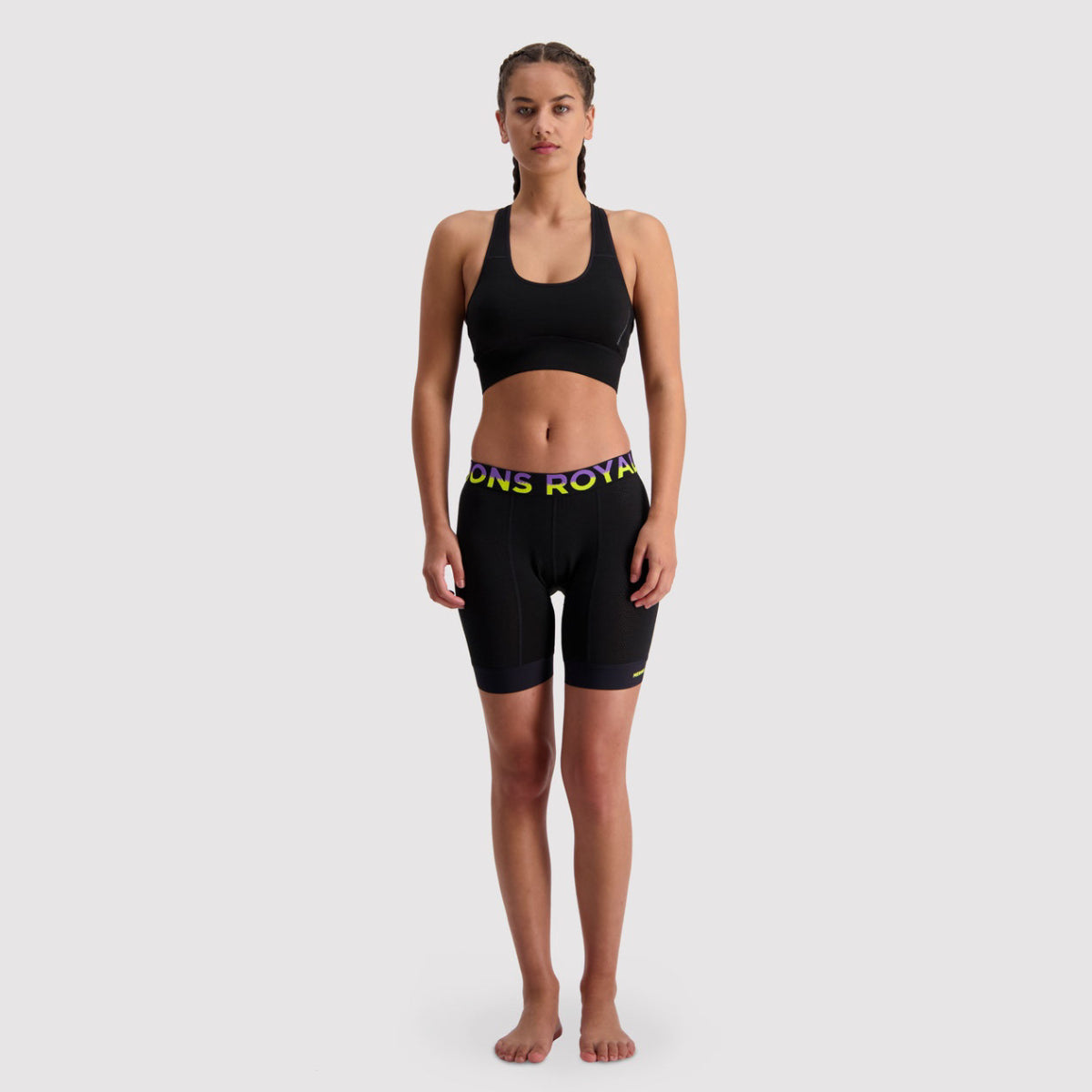 Mons Royale - Women's Stratos Merino Shift Sports Bra - Black