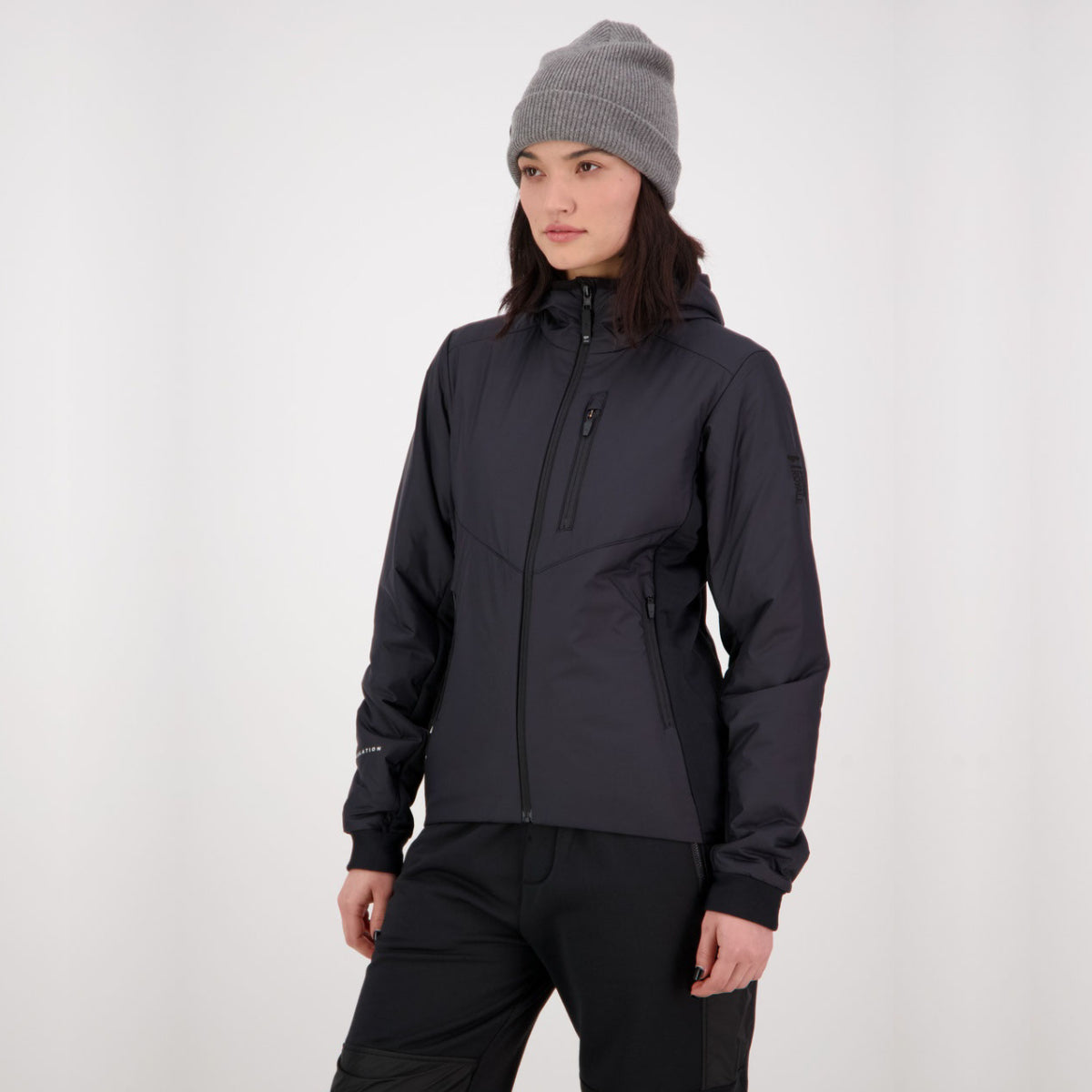 Mons Royale - Women's Arete Wool Insulation Hood - Black