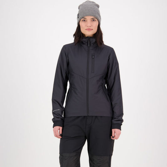 Mons Royale - Women's Arete Wool Insulation Hood - Black