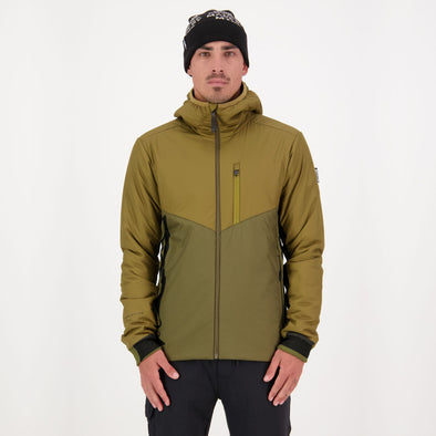 Mons Royale - Men's Arete Wool Insulation Hood - Forest Floor