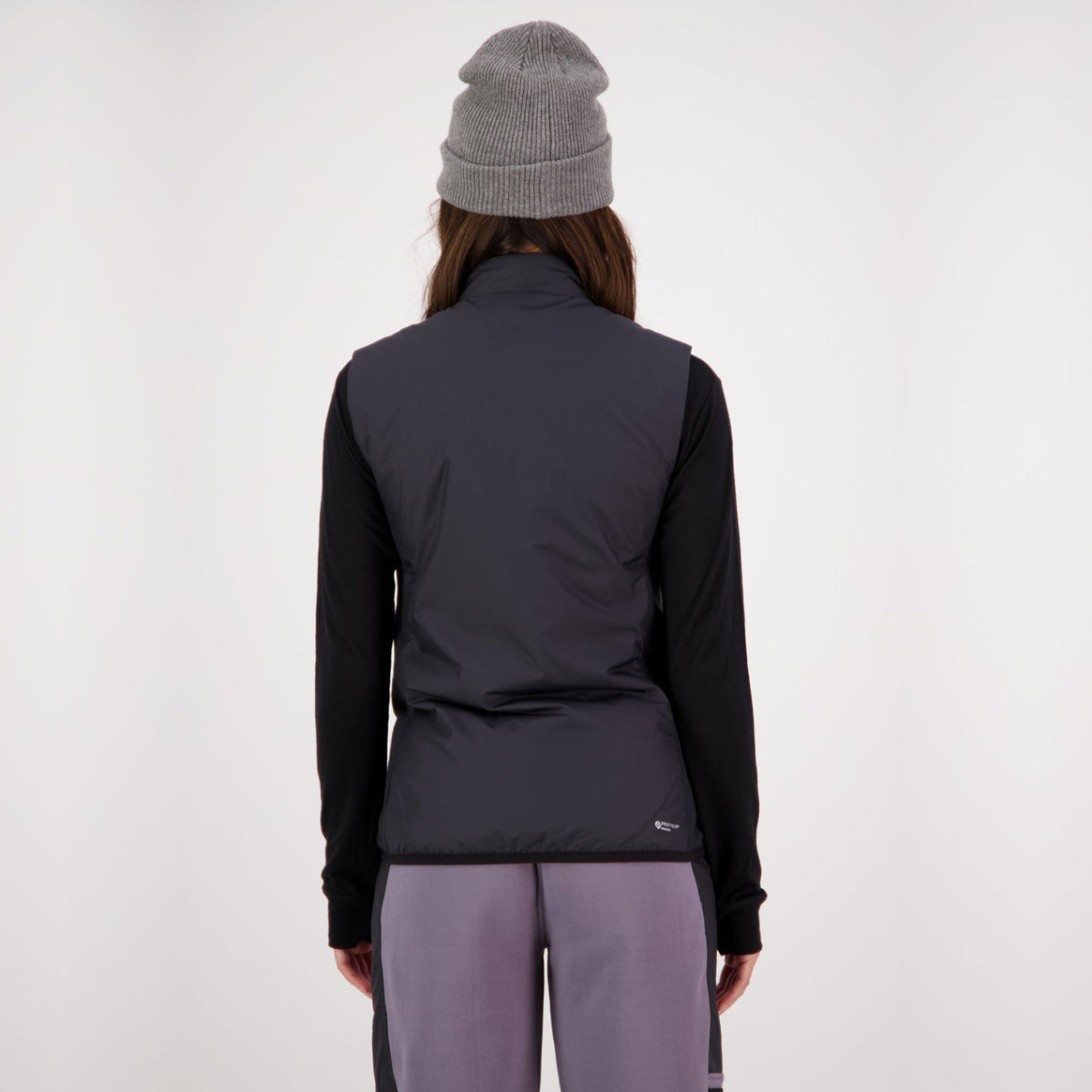Mons Royale - Women's Arete Wool Insulation Vest - Black