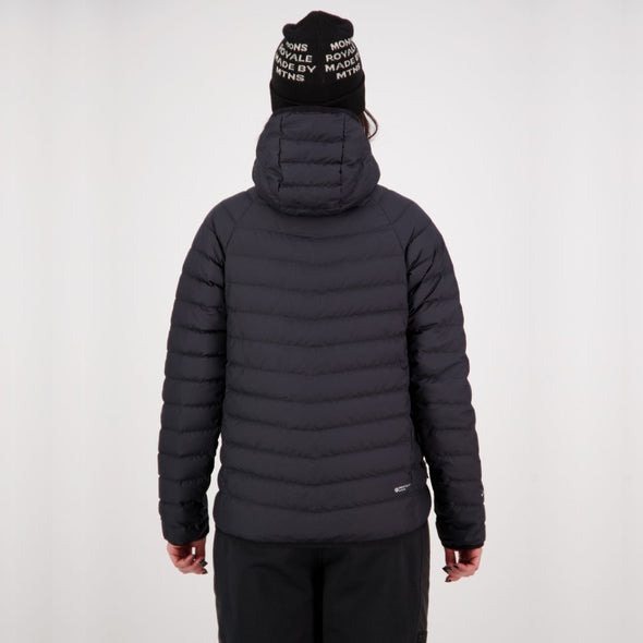 Mons Royale - Women's Atmos Wool Down Light Weight Packable Hood - Black