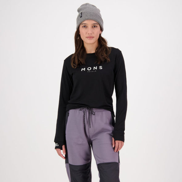Mons Royale - Women's Yotei Classic LS - Black