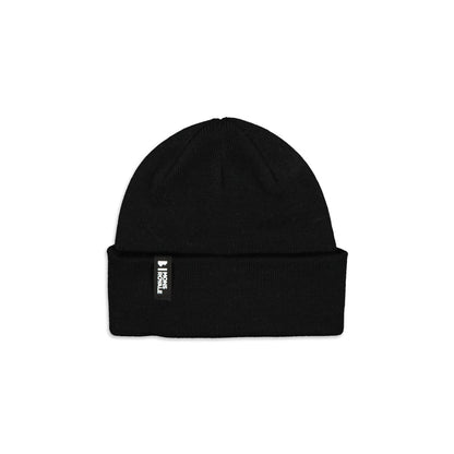 Mons Royale - Unisex McCloud Merino Beanie - Black - Futureproof.life