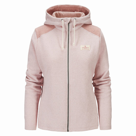 Amundsen Sports (Sample) - Women's Skauen Full Zip Hoodie - Blush Pink