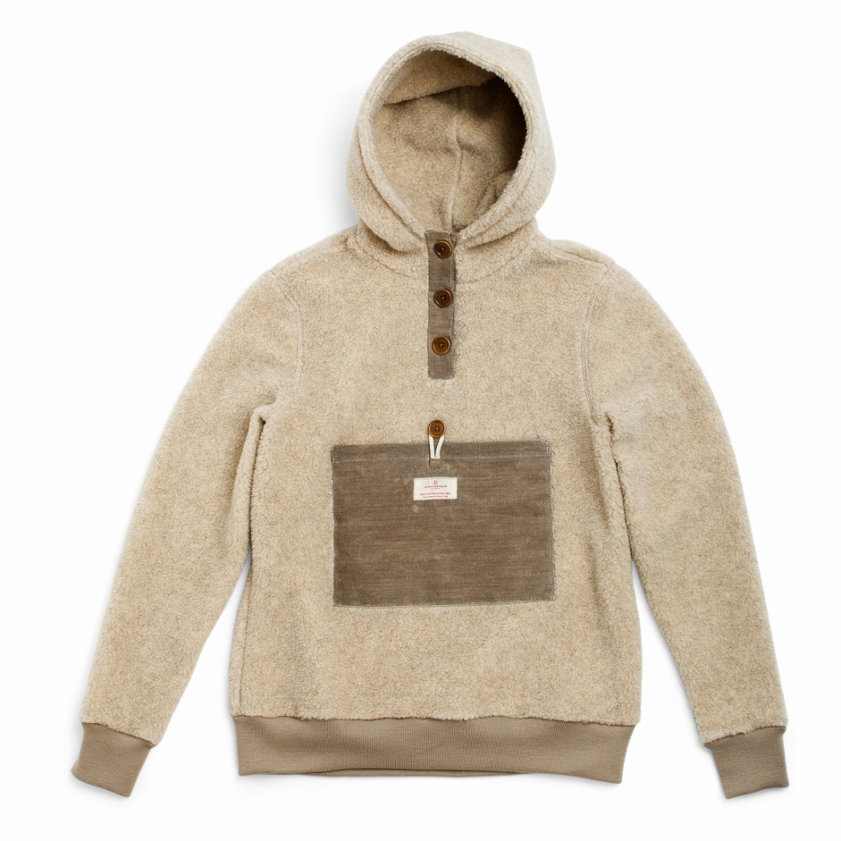 Amundsen Sports - Men's Heroes Wool Fleece - Natural - Futureproof.life
