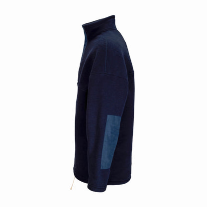 Amundsen Sports - Men's Vagabond Waxed Fleece - Faded Navy/Navy - Futureproof.life