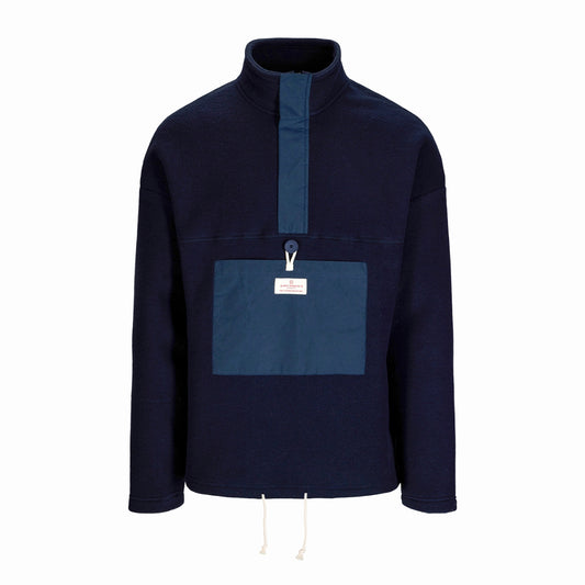 Amundsen Sports - Men's Vagabond Waxed Fleece - Faded Navy/Navy