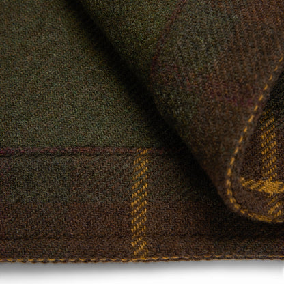 Amundsen Sports - Unisex Wool Jacket - Hunter Brown Checks - Futureproof.life
