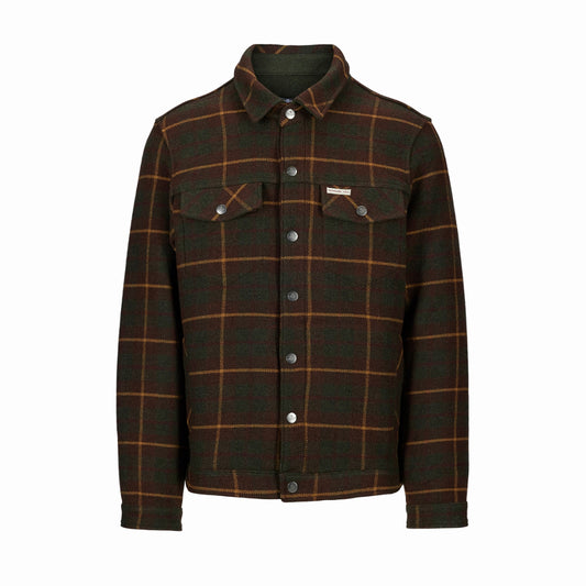 Amundsen Sports - Unisex Wool Jacket - Hunter Brown Checks