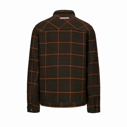 Amundsen Sports - Unisex Wool Jacket - Hunter Brown Checks - Futureproof.life