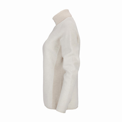 Amundsen Sports - Women's Boiled Turtle Neck - Oatmeal - Futureproof.life