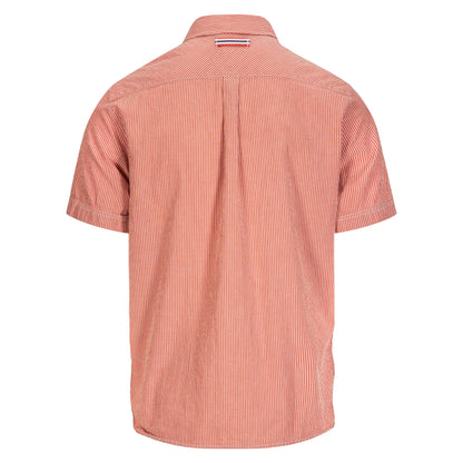 Amundsen Sports - Men's Beach Shirt - Pinstripe Weathered Red - Futureproof.life