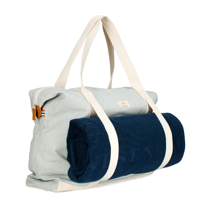 Amundsen Sports - Aqua Beach Towel - Faded Navy - Futureproof.life
