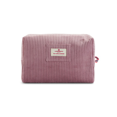 Amundsen Sports (Sample) - Wash Bag Corduroy - Peony Pink - Futureproof.life