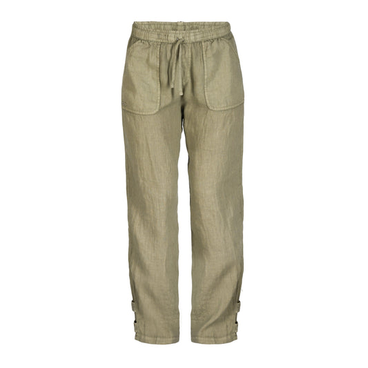 Amundsen Sports - Women's Safari Linen Garment Dyed Pants - Olive Ash